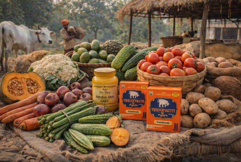 From farm-fresh fruits to vegetables, Gram Pradhan Bharat offers premium, naturally grown produce cultivated with respect for the soil.